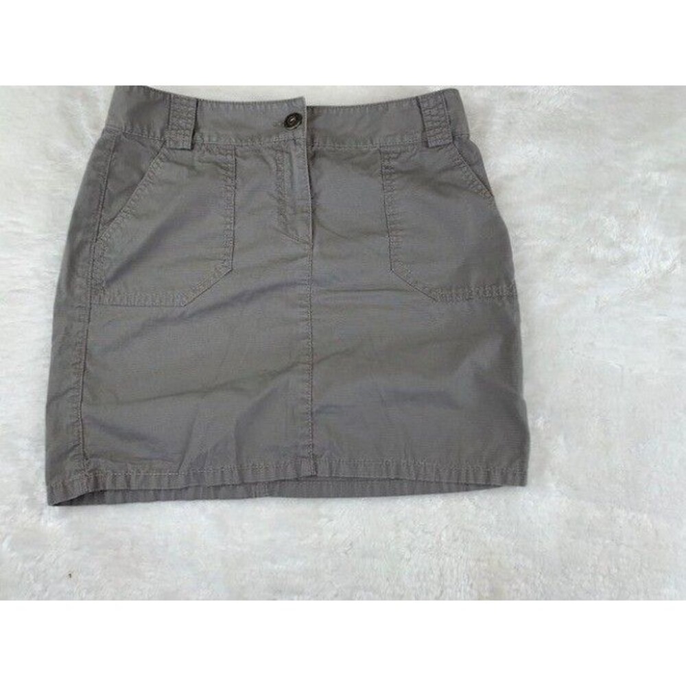 Ann Taylor Signature Size 4 Petite Gray Skirt